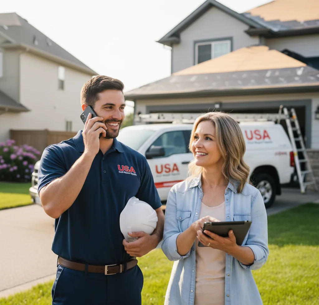 USA Roof Repair Experts customer support in Naches